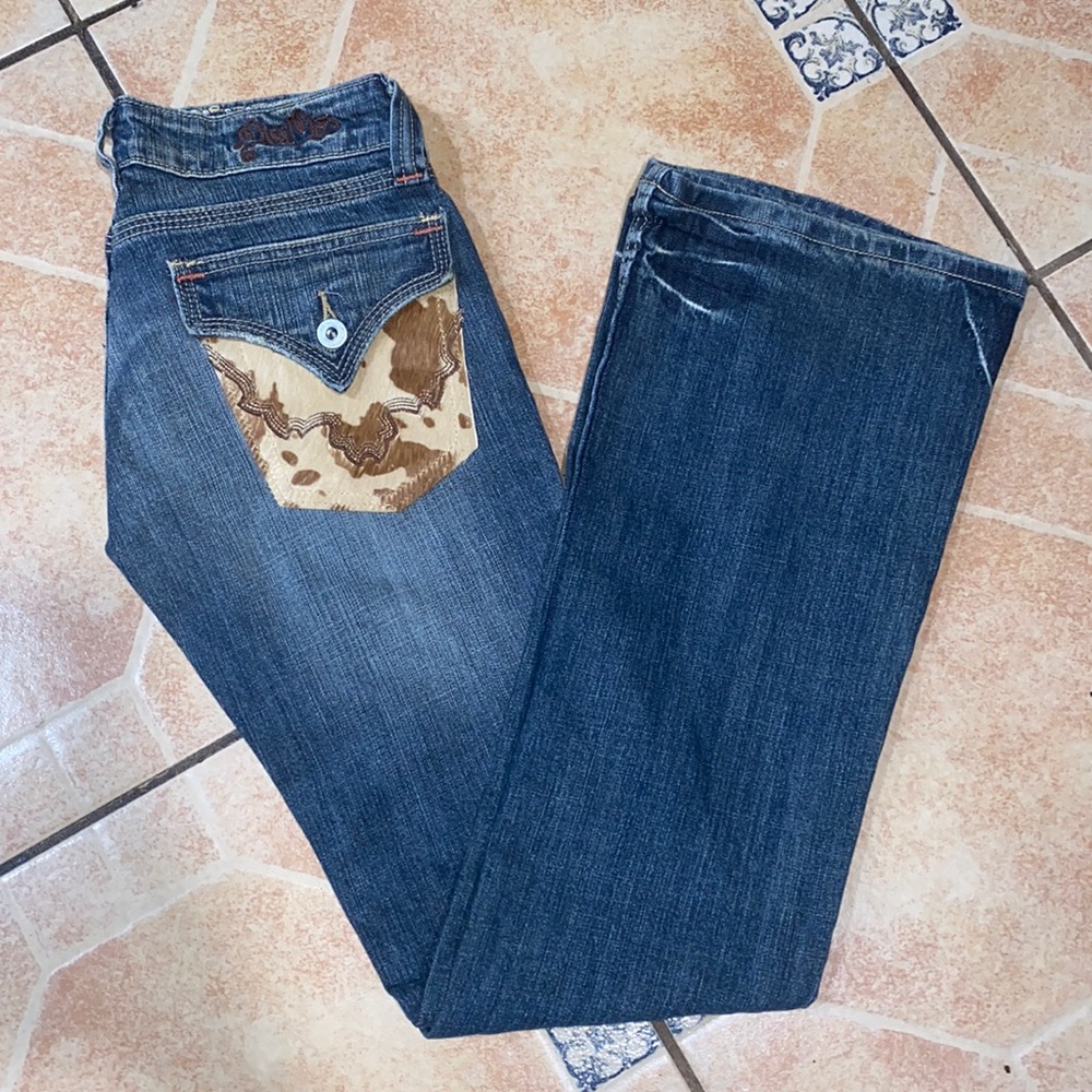 Miss Me fur jeans denim pants bottoms